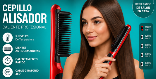 Cepillo Alisador Anti Frizz