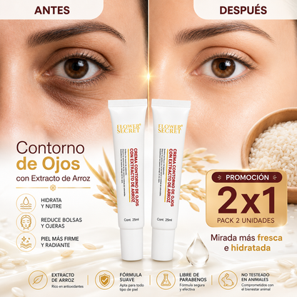 Contorno de Ojos con Extracto de Arroz 2x1