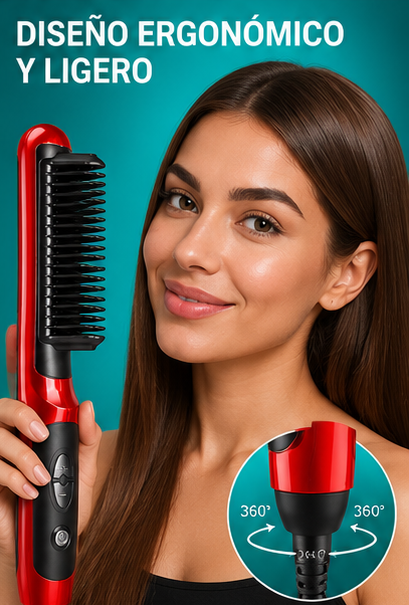 Cepillo Alisador Anti Frizz